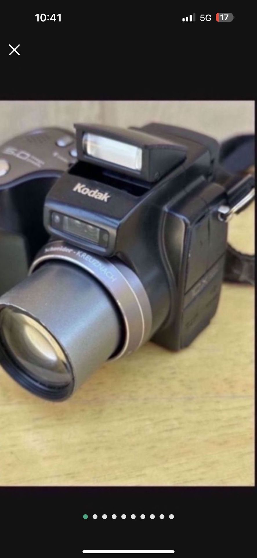 Kodak EasyShare Z7590 5.0MP 10x Zoom Digital Camera W Charger/Battery TESTED