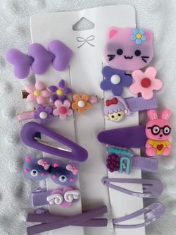 14 PCs Hair Clips For Babies / Girls 