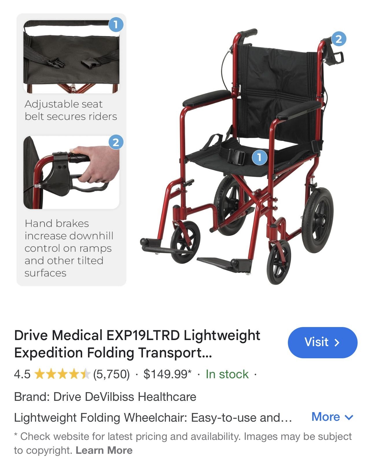 Wheel Chair New