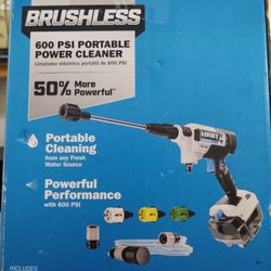 HART. Brushless 600PSI Portable Power Cleaner 