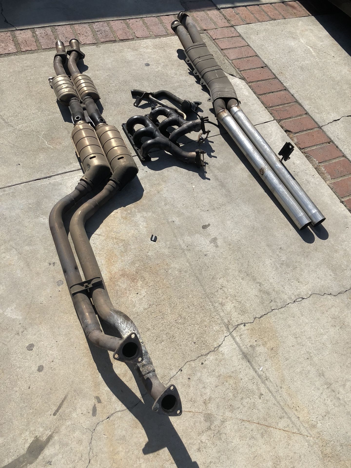 E36 m3 piping with muffler delete