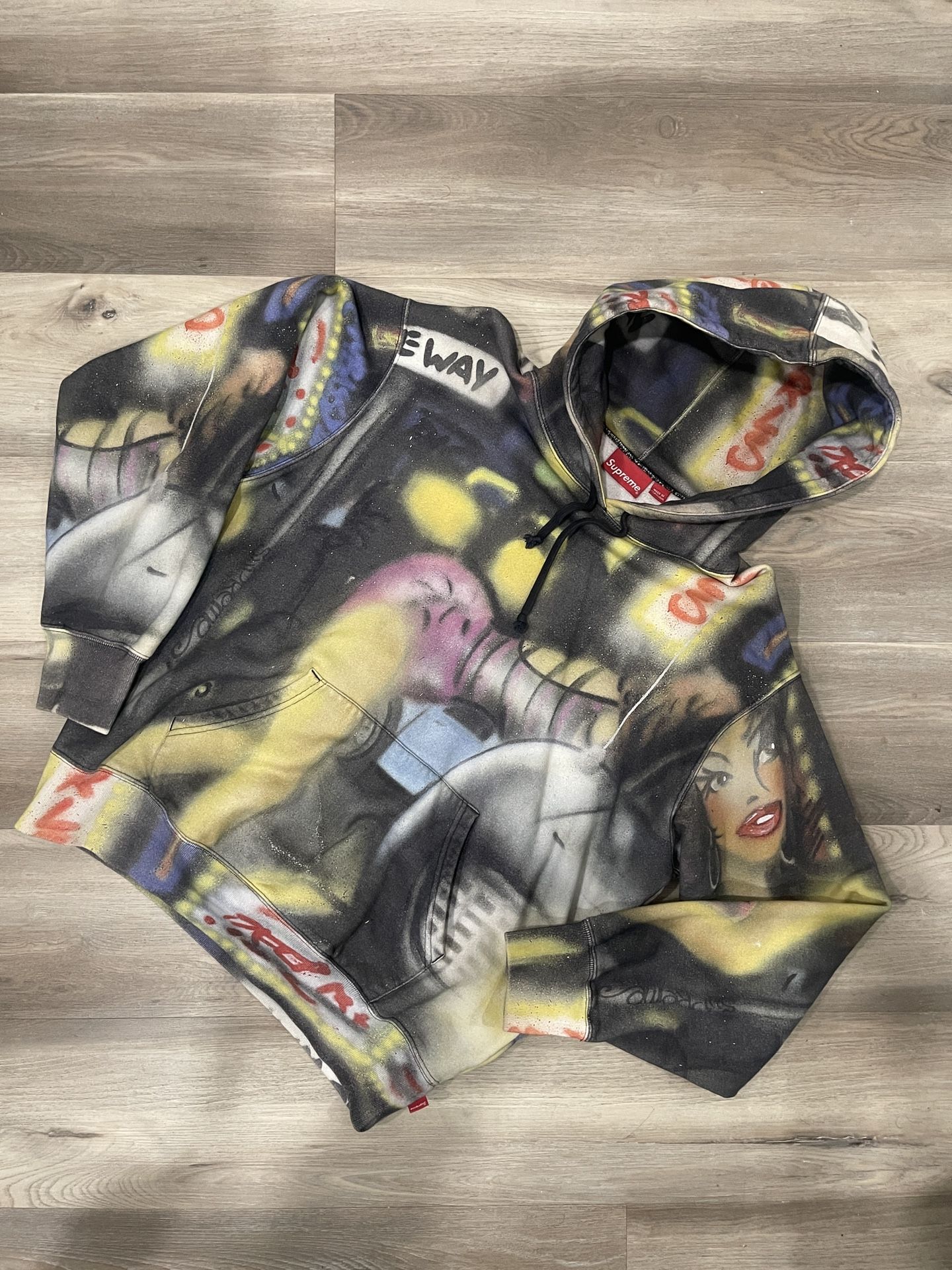 Supreme " lady pink " Hoodie size medium