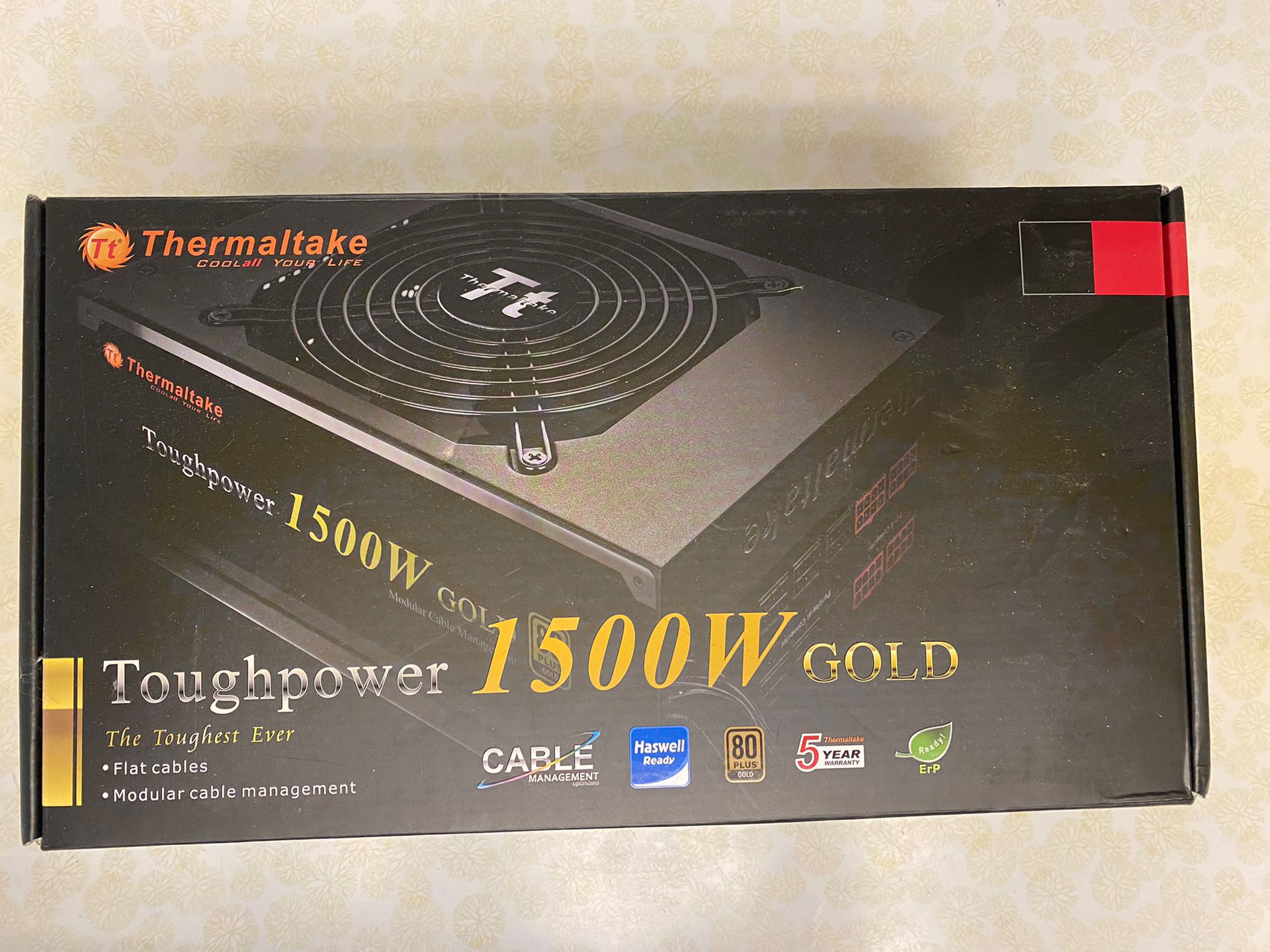 Thermaltake Toughpower 1500w 80+ Gold Semi Modular ATX Power Supply