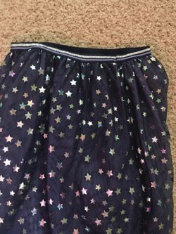 Cat and Jack purple skirt with stars
