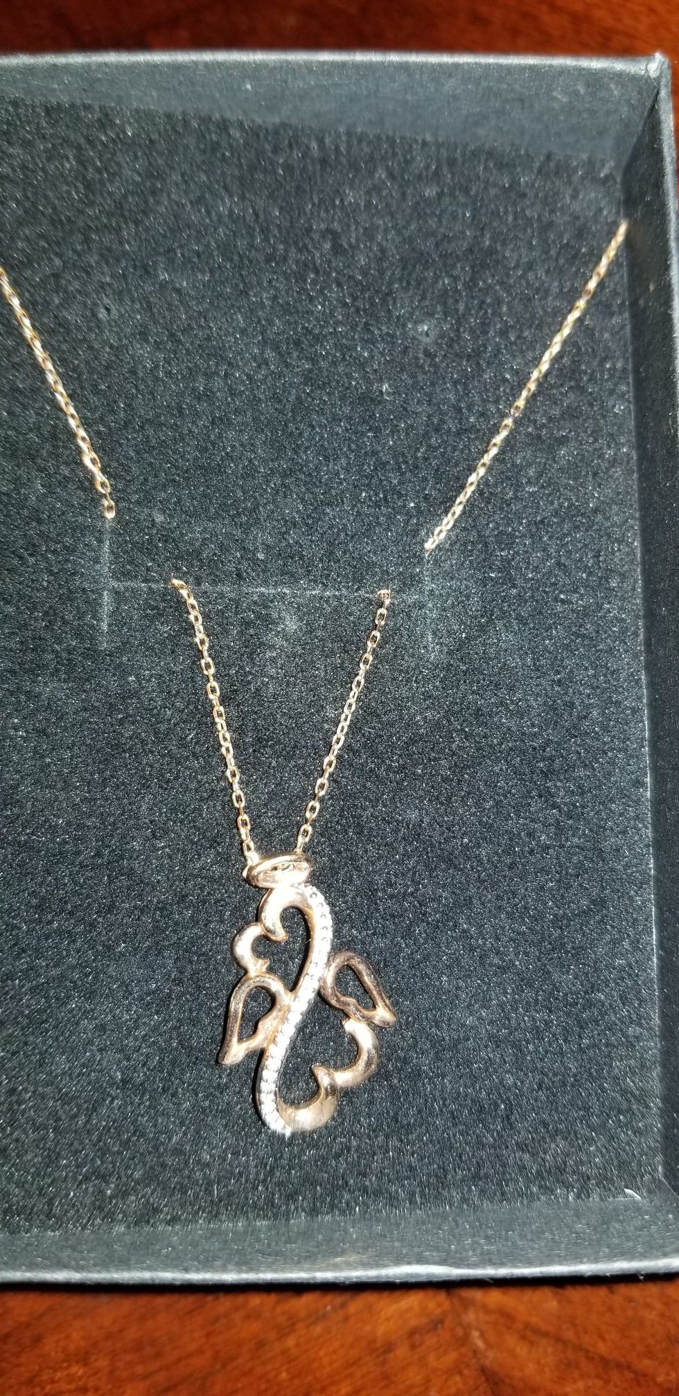 Open hearts diamond necklace Kay's Jewelers