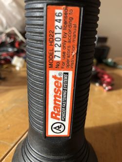 RAMSET Model HD22 Powder Fastening System Concrete Cement Hammer Nail Driver