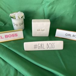 Girl Boss Name Plates 
