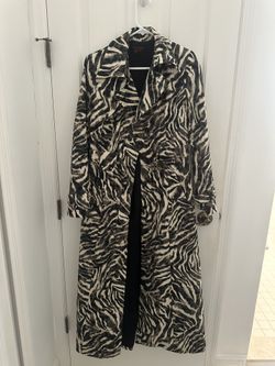 Simon Chang Fabulous Trench Coat 98% Cotton size 6