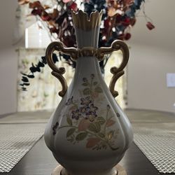 Antique Floral Glass