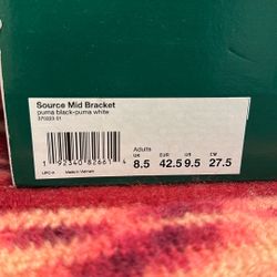 Mens Puma Black And White Shoes