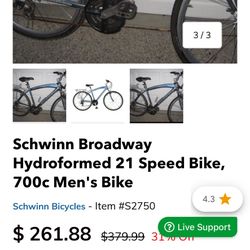 Schwinn broadway Hydroformed Bike 