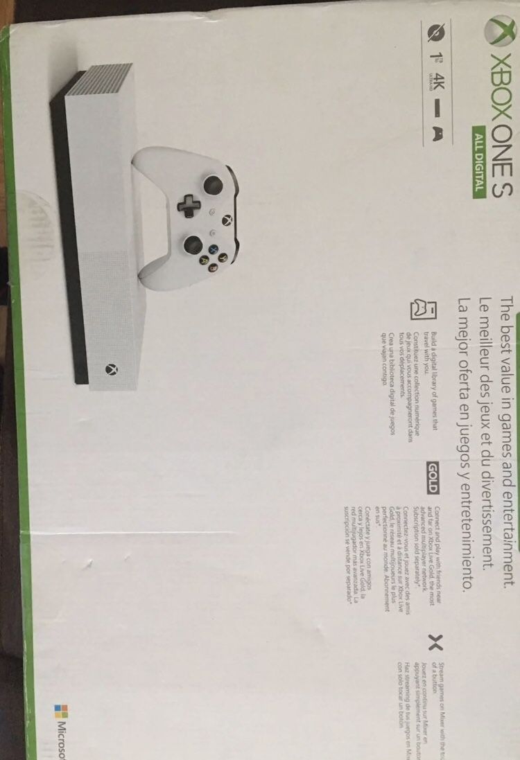 Xbox One S all digital 1tb