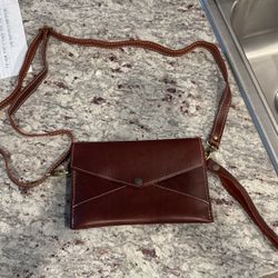 Portland Leather Goods Envelope Convertible Crossbody/wristlet