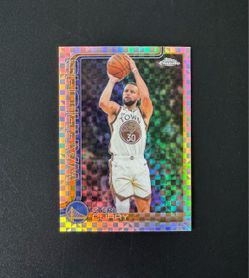 2025-26 Topps Chrome NBA Update STEPHEN CURRY Golden State Warriors X-Fractor
