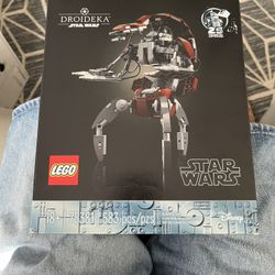 LEGO Star Wars Droideka Model for Build and Display, Collectible Brick Built Destroyer Droid Figure,