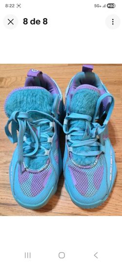 Monsters Inc x adidas Dame EXTPLY 7 Sulley Size 5 monsters Inc Blue Basketball