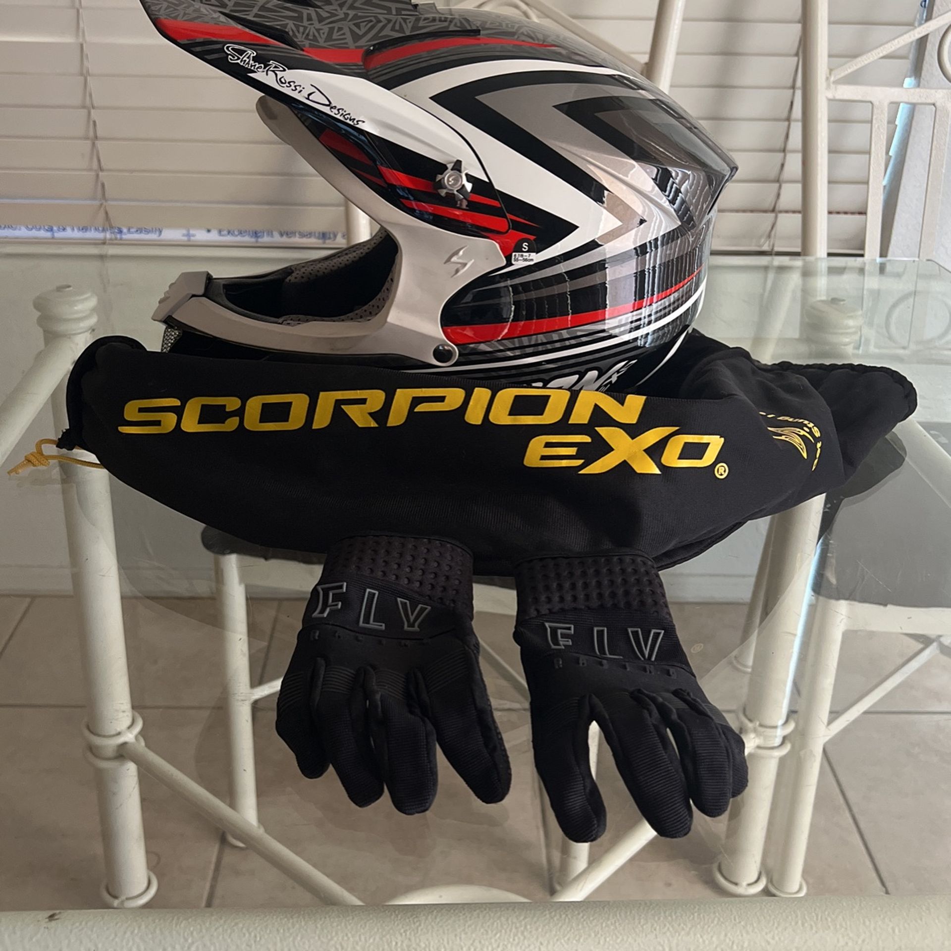 Bmx Helmet with Gloves