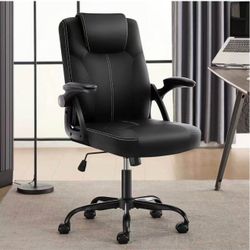 Black Leather Executive Office Chair