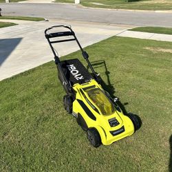 40v Lithium Ryobi brushless 20” lawnmower