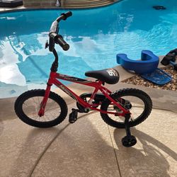 Huffy Rock It 16" Kids Bike with Training Wheels 16 inch Bicycle