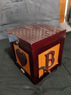 Wooden jack in  the box