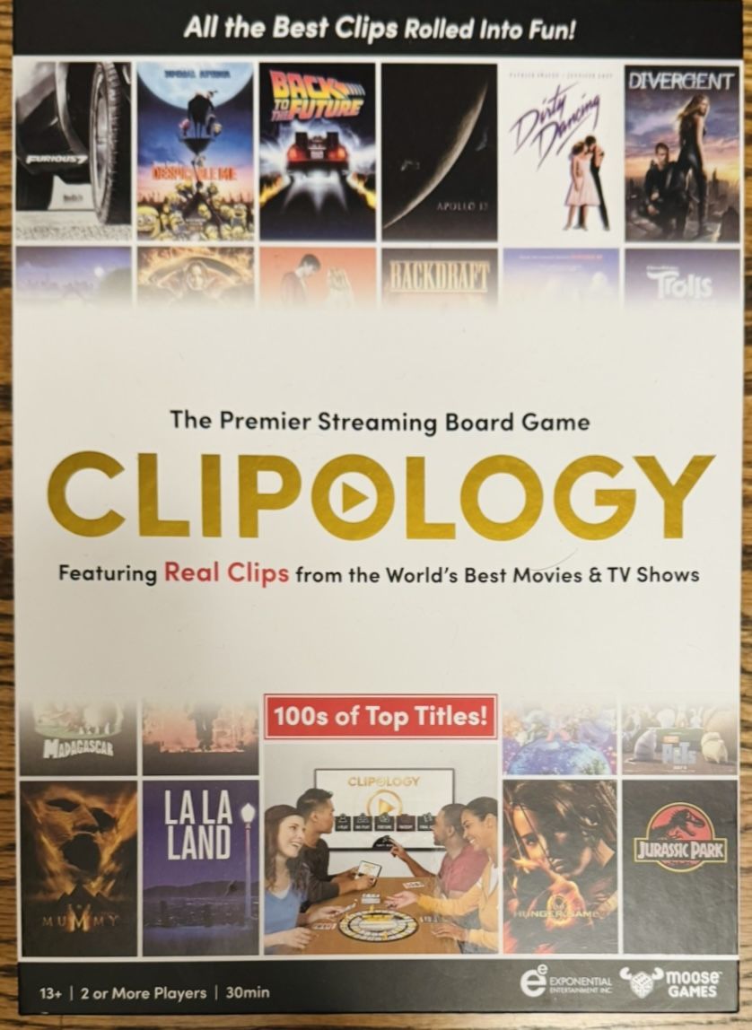 Clipology Game - The Premier Streaming Trivia Board Game Featuring Real Clips From The World's Best Movies & TV Shows