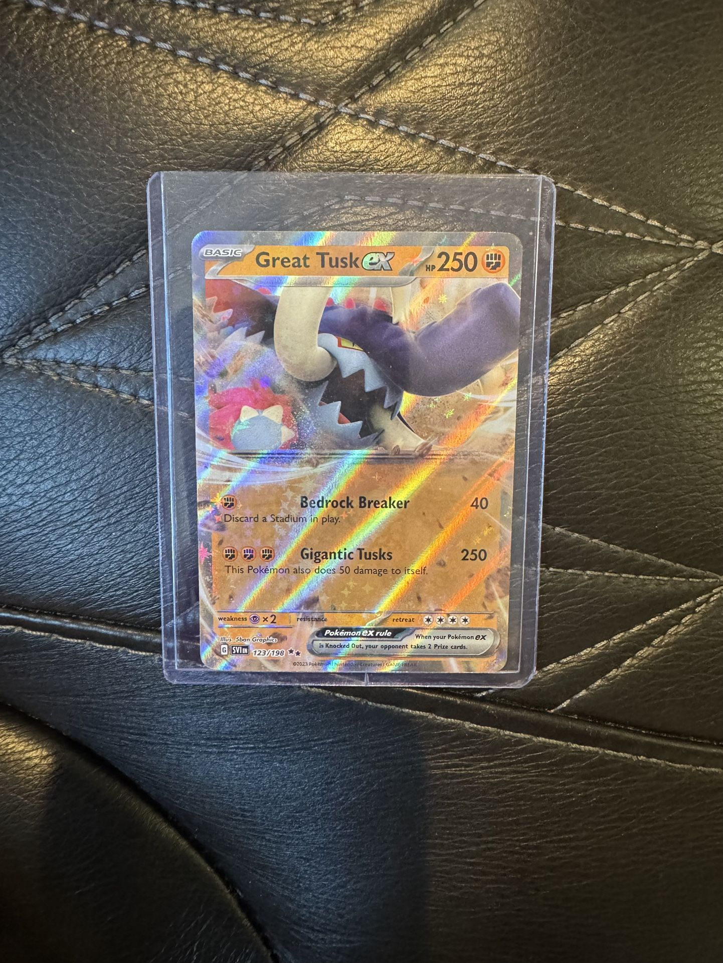 Great Tusk EX Pokémon Card
