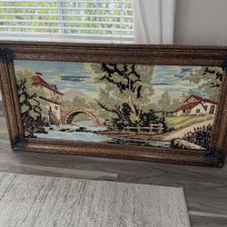 Framed Tapestry Handmade 