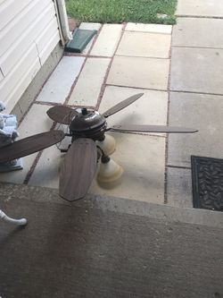 Ceiling fan with light