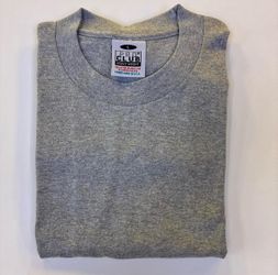 Large Grey Heavyweight Pro Club T-shirt