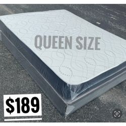NEW Mattress Queen Size Regular With Box Spring // Offer  🚚