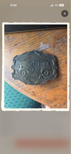 Ford Model A Belt Buckle