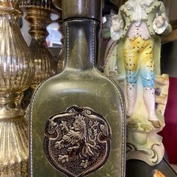 Vintage  Leather Bottle