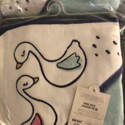 Brand new baby hooded bath towels five dollars each