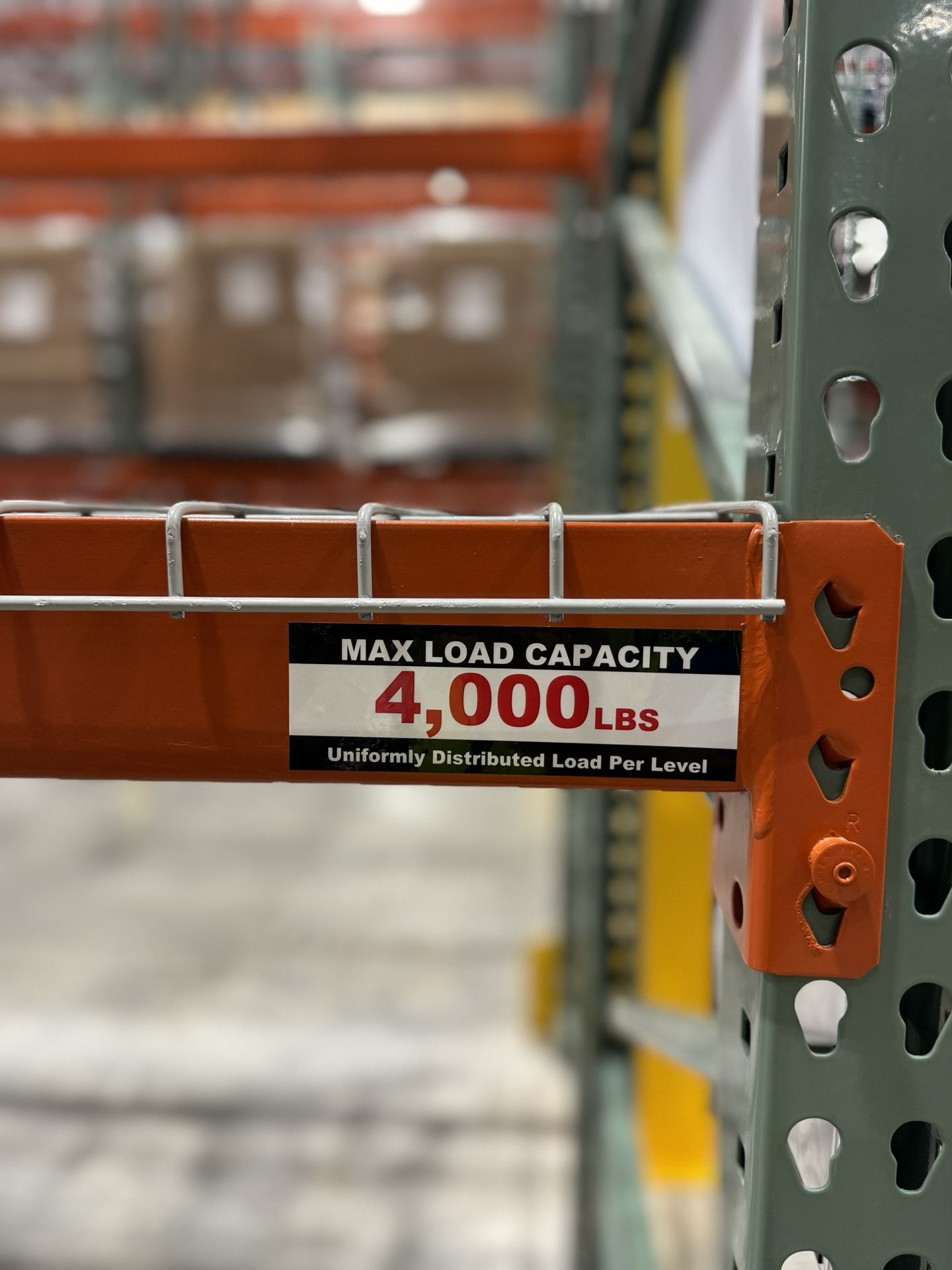 Industrial Used Pallet Racks Beams Uprights Wire Decks Warehouse Material Handling