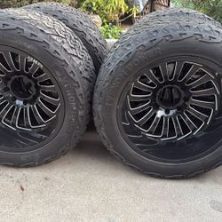 Arkon Wheels 22x14 Venom Tires 35”