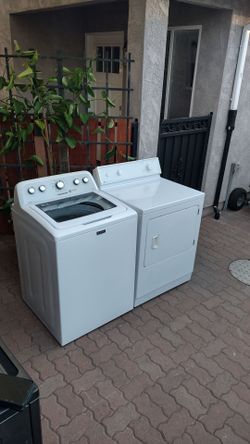Washer and gas dryer