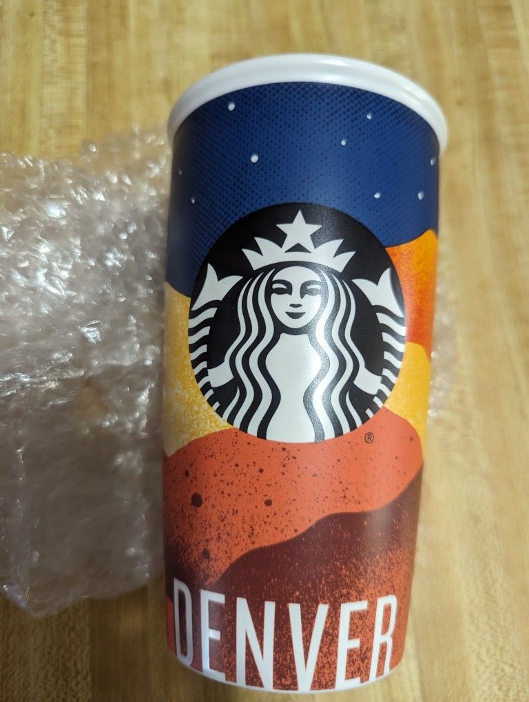 Starbucks Denver Colorado Coffee Tumbler Mug Cup 12oz