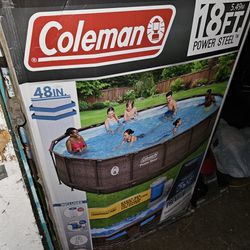 Coleman 18 foot Pool