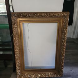 Vintage Antique Frame Gold size 36"x24" 
