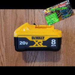 New Dewalt 20v XR 8ah Battery $100 Firm Pickup Only 