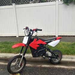 Upgraded Razor Dirtbike 