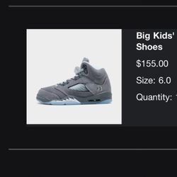 Air Jordan 5 Wolf Grey GS