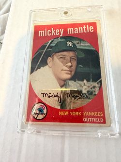 1959 topps mickey mantle
