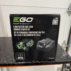 EGO POWER+ 56 -Volt, 5 Ah Lithium Ion (Li-ion) Battery/Charger $369plus tax at Lowe's