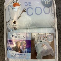 Disney Frozen 8 piece Full Size bed set 