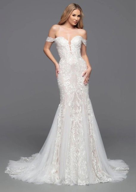 Da Vinci Wedding Dress Size 16