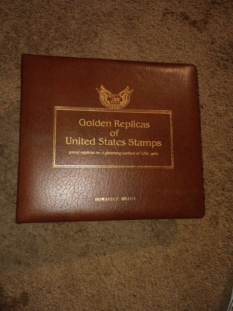 United States Stamps 22 Kt Gold
