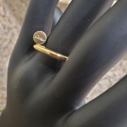 Gold-plated Durable And Lightweight Ring