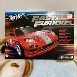 Hot Wheels Silver Series Fast And Furious 10 Pack 